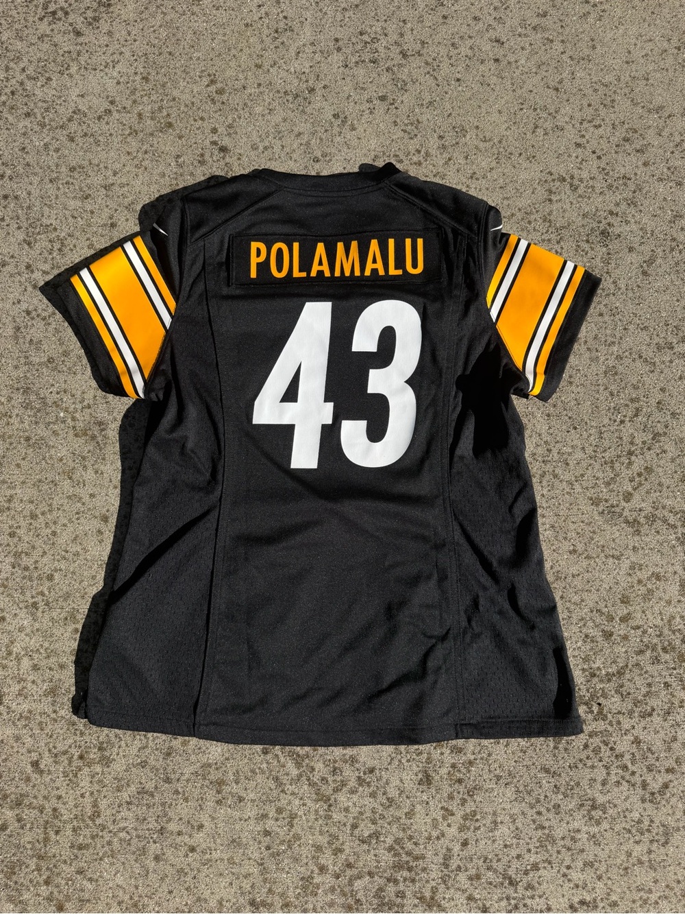 NFL Women's Black & Gold Polamalu #43 Jersey